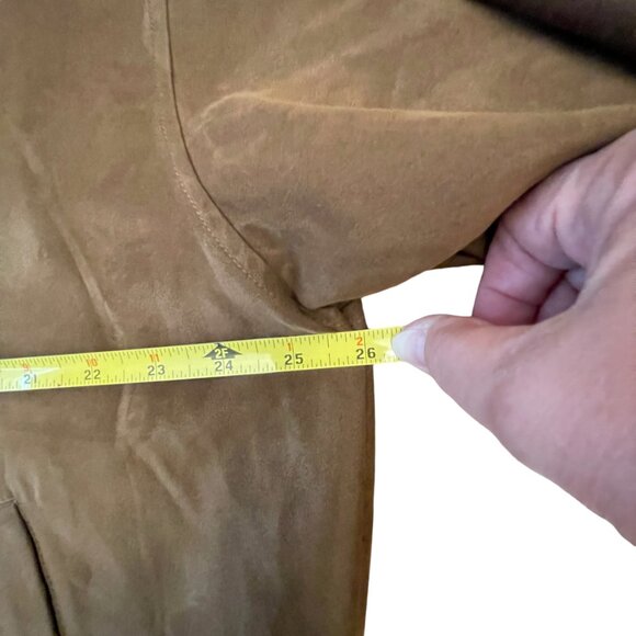 Cutter And Buck Jacket Mens XLarge XL Brown Faux Suede Bomber Golf Jacket - Picture 12 of 12